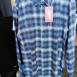 INDIAN MOTORCYCLES- PLAID SHIRT - L