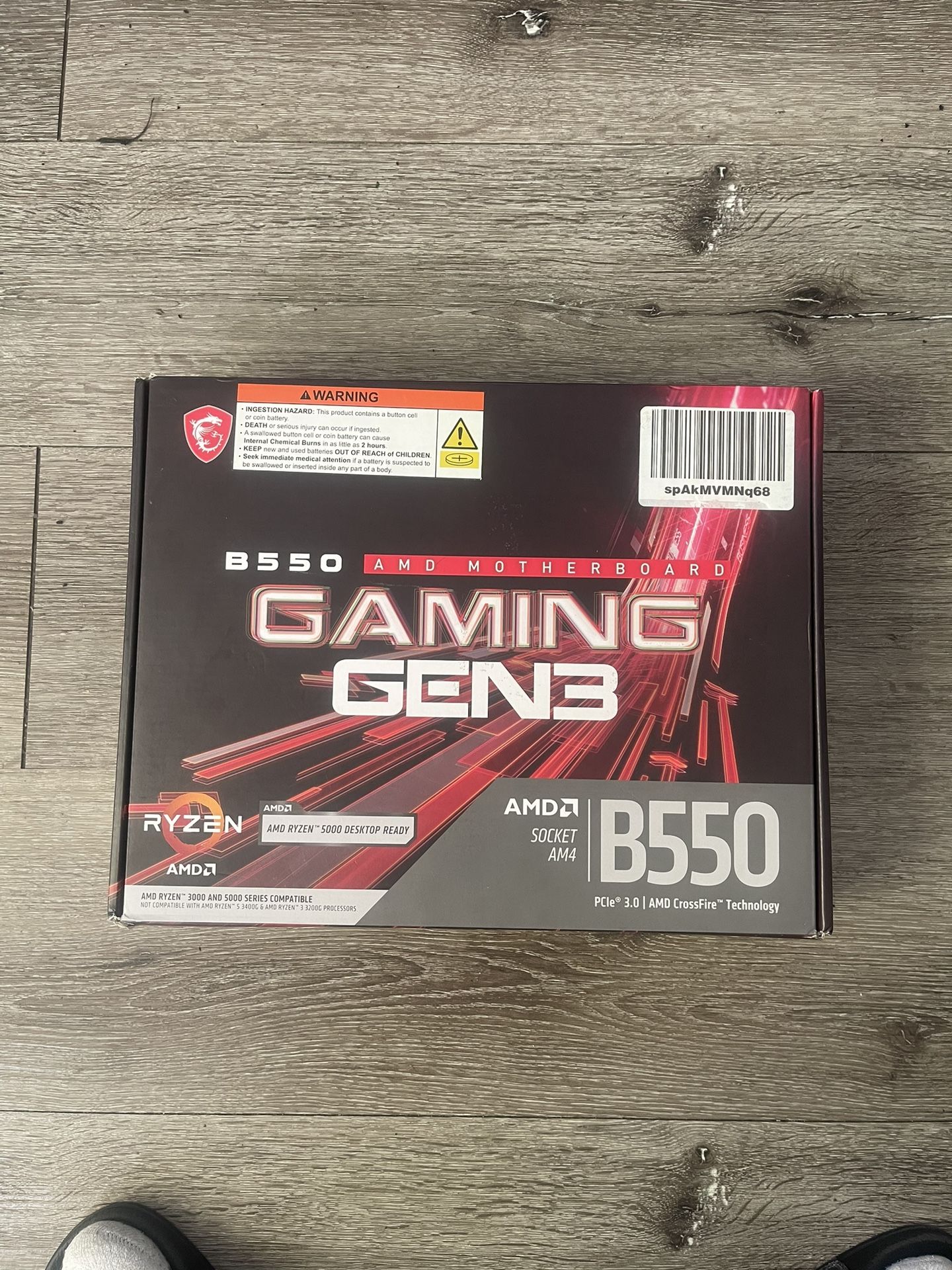 Msi B550 AMD Socket Am4 Gaming Motherboard