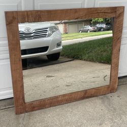 Rustic Mirror With Mount