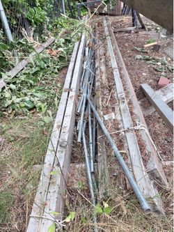 used lumber two by tens 2 x best offer 12 from 12 feet to 20 foot lengths. Best offer.