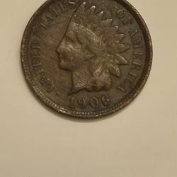 1906 Indian Cent BN