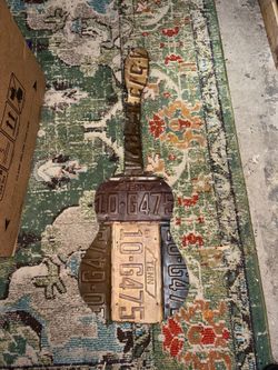 metal guitar wall piece