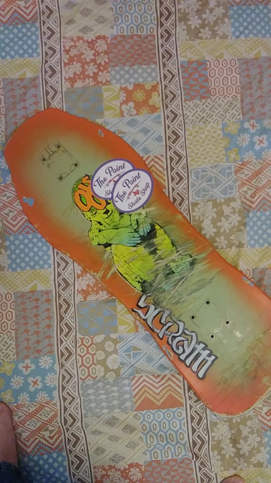 Scram Earth skii skateboard deck