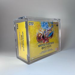 One Piece Booster Box Protective Acrylic Case