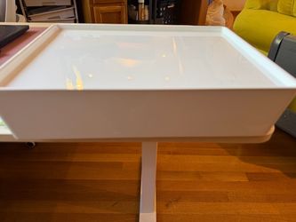 IKEA Kugis white stackable storage box with lid 10x13x3 (discontinued ) Made in Italy