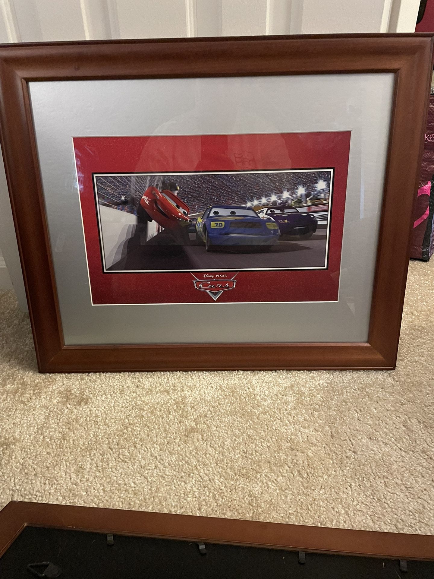 Set of Pixar Cars Photos In Frames
