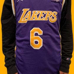 LeBron James Lakers NBA Jerseys 