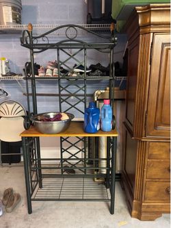 Futon, dresser , shelves