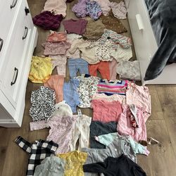 Baby Girl Lot Bundle 47 Pieces Clean PET Free Smock Free 0-3 Months $20