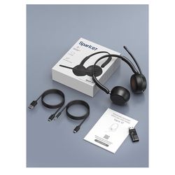 Spark 07 Wireless Bluetooth 5.4 Headset with Mic – Black