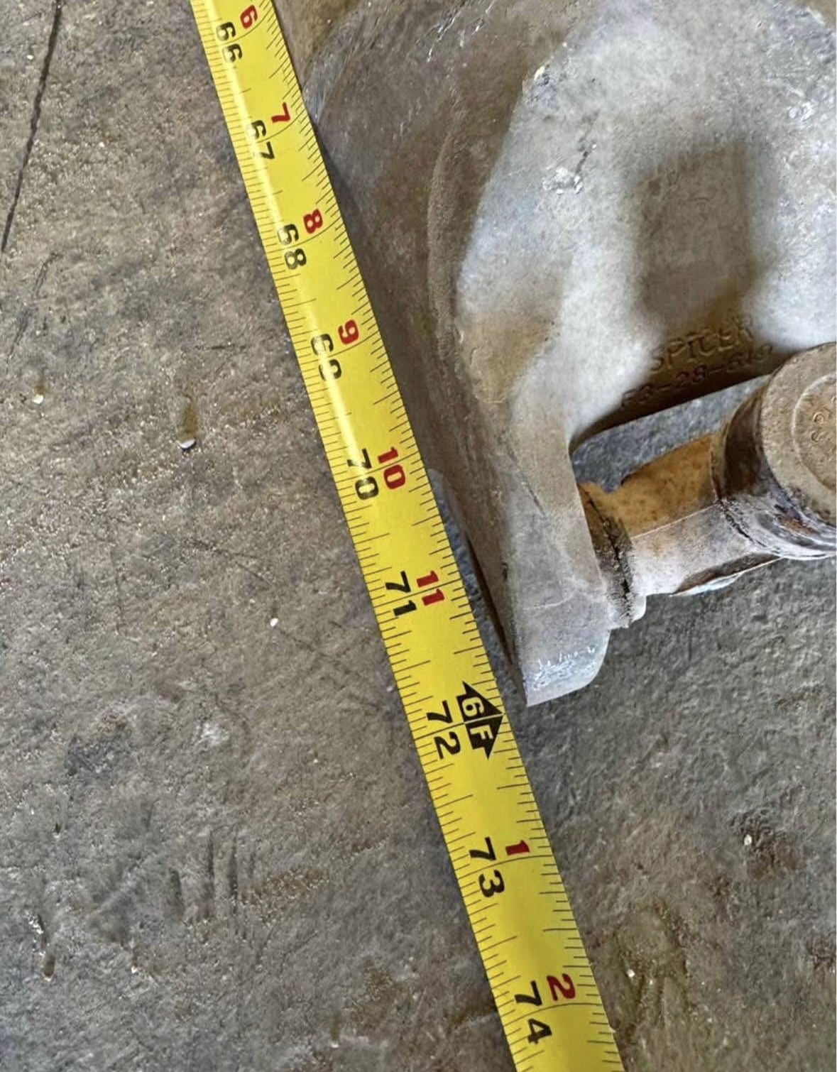 2001-2007 chevy silverado 2500 1 piece aluminum driveshaft