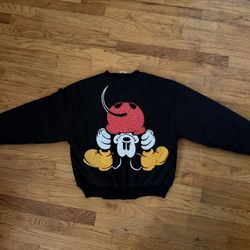 Mickey & Co “Bottoms Up “ Bomber  Jacket Size S 