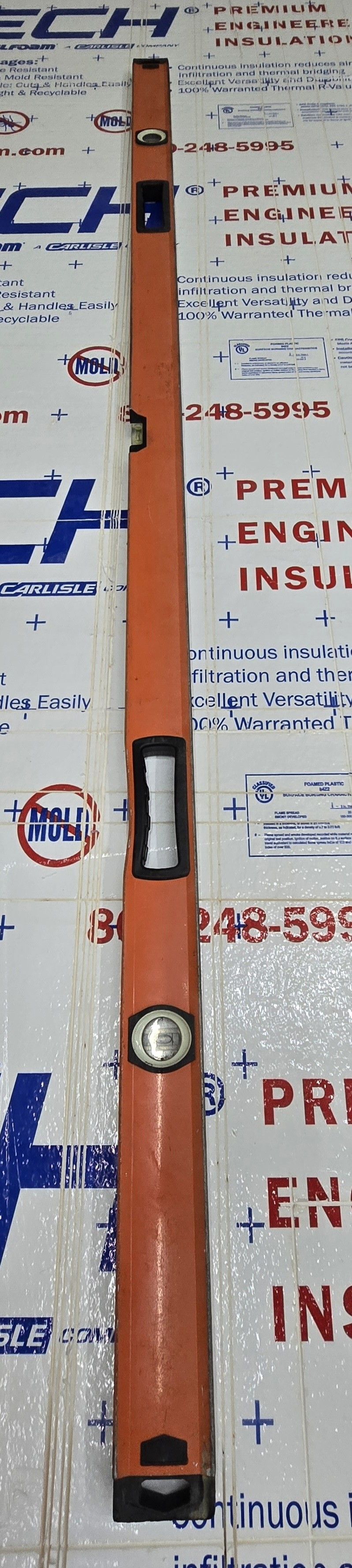 Johnson Level Aluminum 72-in 3 Vial Box Beam Level