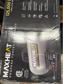 Max heat propane heater