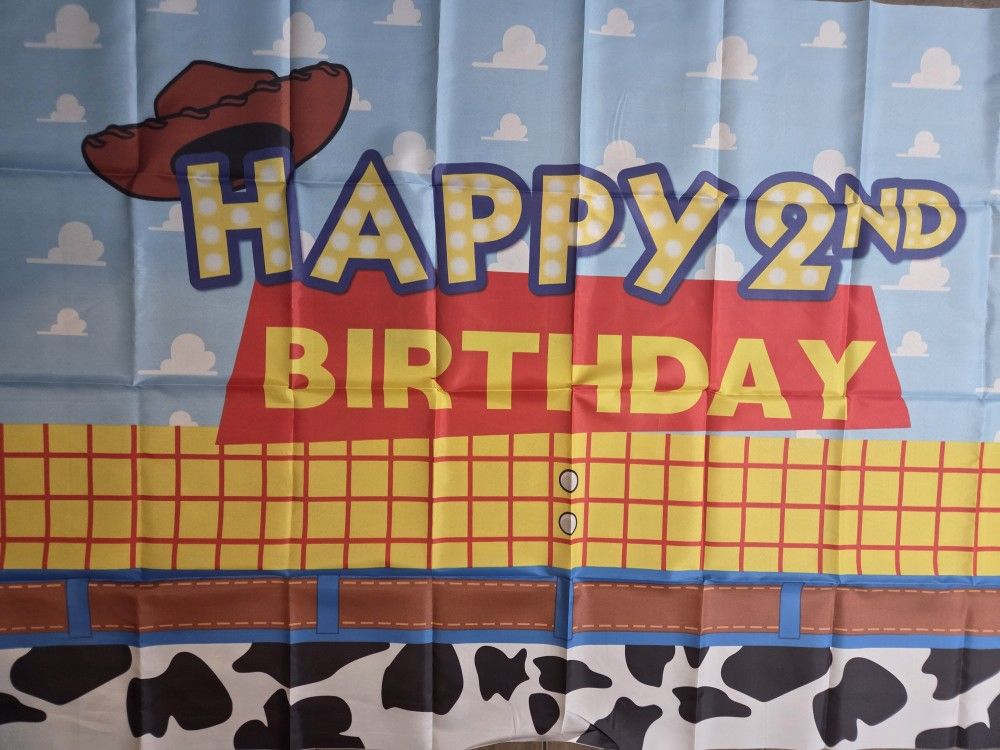 Toy Story Happy Birthday Backdrop