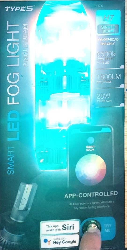 Type S H7 LED plus 49 Color Changing