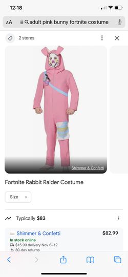FORTNITE BUNNY RAIDER COSTUME