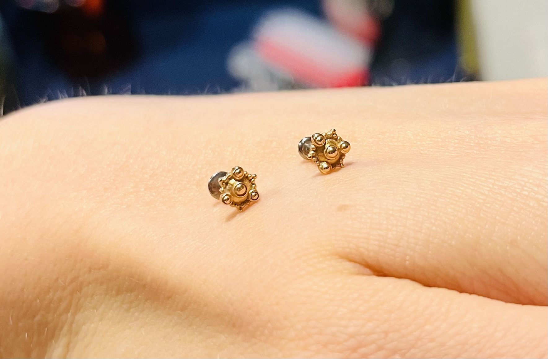 14k Rose Gold Earrings Studs