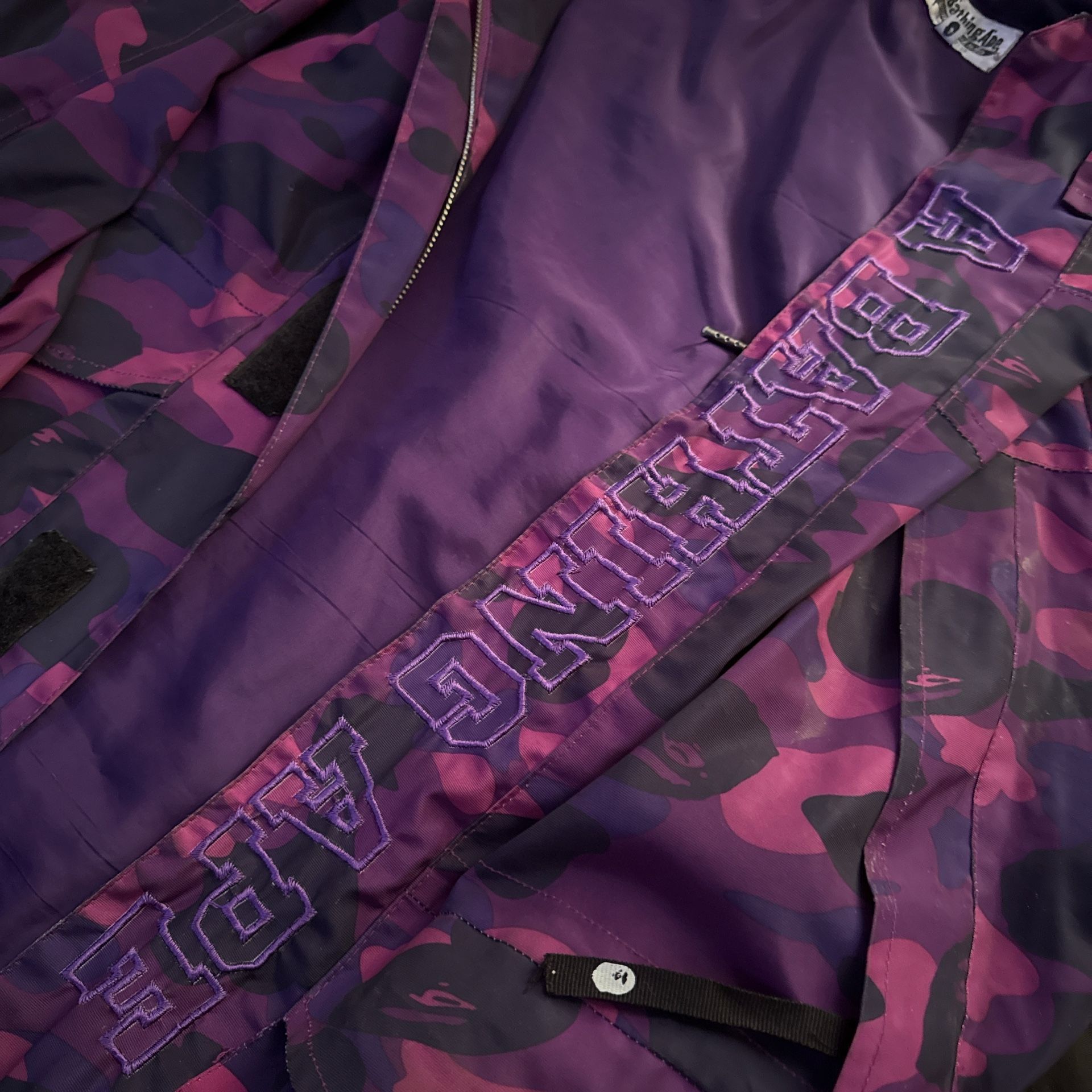 Bape Camo Wind Breaker Hoodie