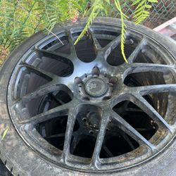 5 Lug 20” Wheels And Tires