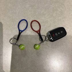 Tennis Racket For Gift Chain