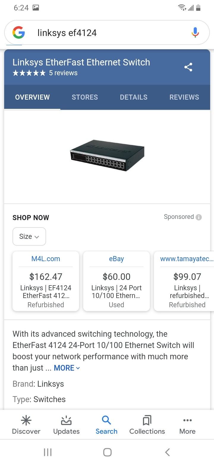 Linksys EF4124