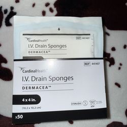 I.V Drain Sponges 4x4 in.