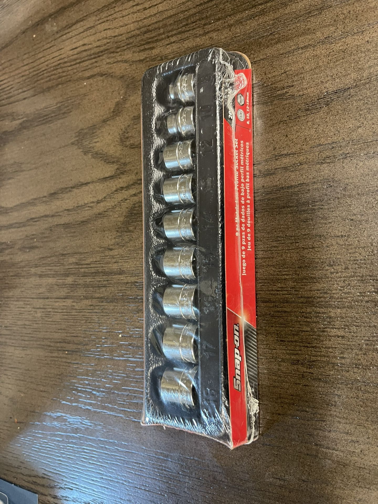 Snap On 3/8 Low Profile Metric Socket Set New 209RFSM