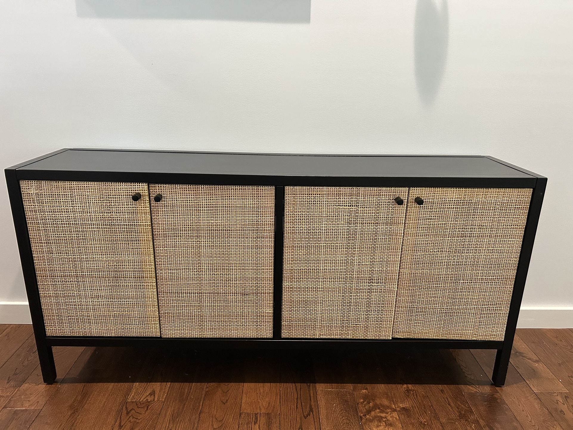 Springville Caned TV Entertainment Stand 