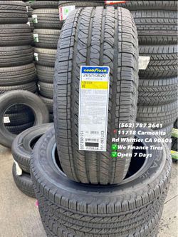 265/50R20 Goodyear Fortera HL New Set of Tires Installed and Balanced Set de Llantas Nuevas Instaladas y Balanceadas