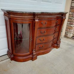 Marble Top Server Or Dresser