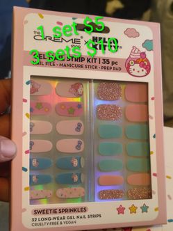 Gel nail strip kit
