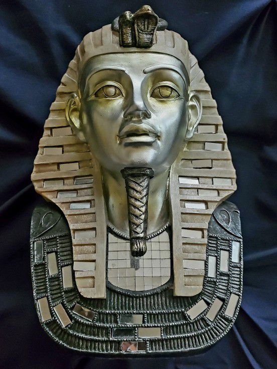Vintage Egyptian Pharaoh King Tut Tutankhamun Mask