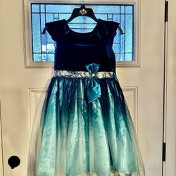 Teal Ombré Dress Size 10