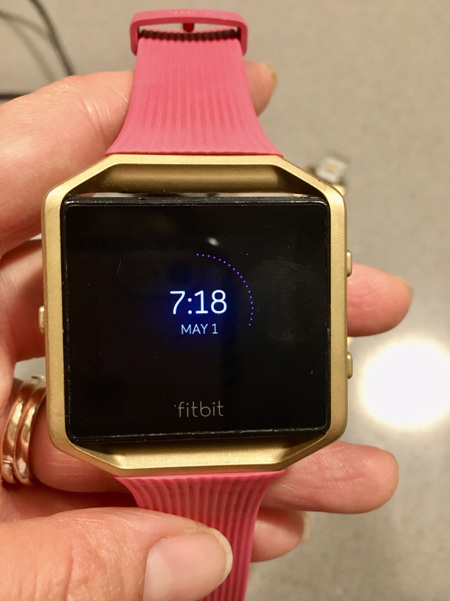 HIS&HERS FitBit Blaze HR STEP Counter w/ extra bands