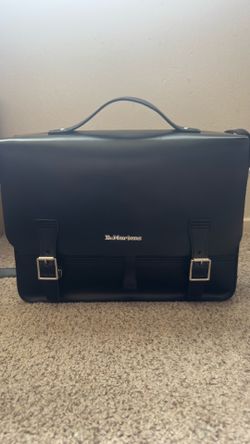 Dr. marten Leather Box Crossbody Messenger Bag