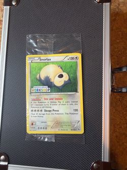 Snorlax Build a bear promo card