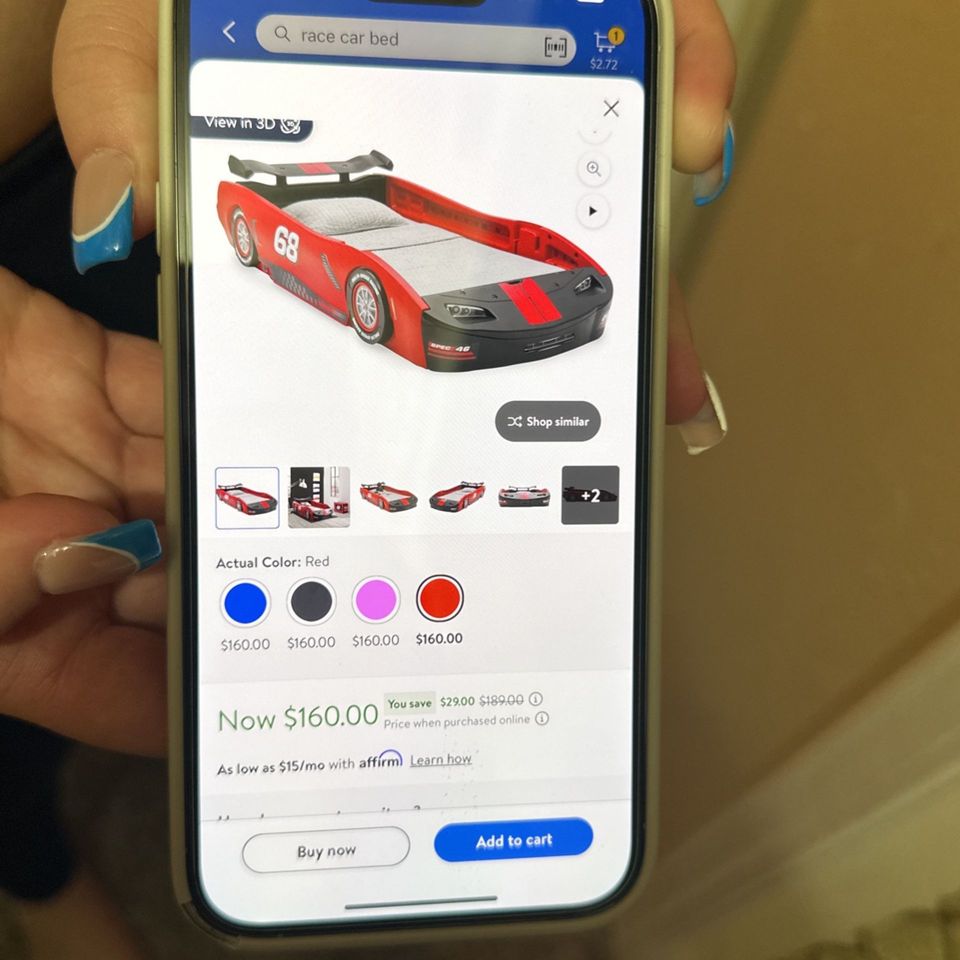 Race car Bed