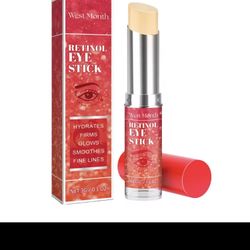 Palo de ojos con Retinol para las ojeras, bálsamo abrillantador de ojos para las ojeras, hinchazón, arrugas, envejecimiento, líneas finas, 