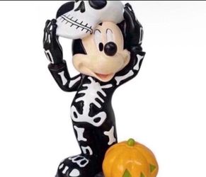 NEW DISNEY MICKEY MOUSE SKELETON COSTUME STATUE