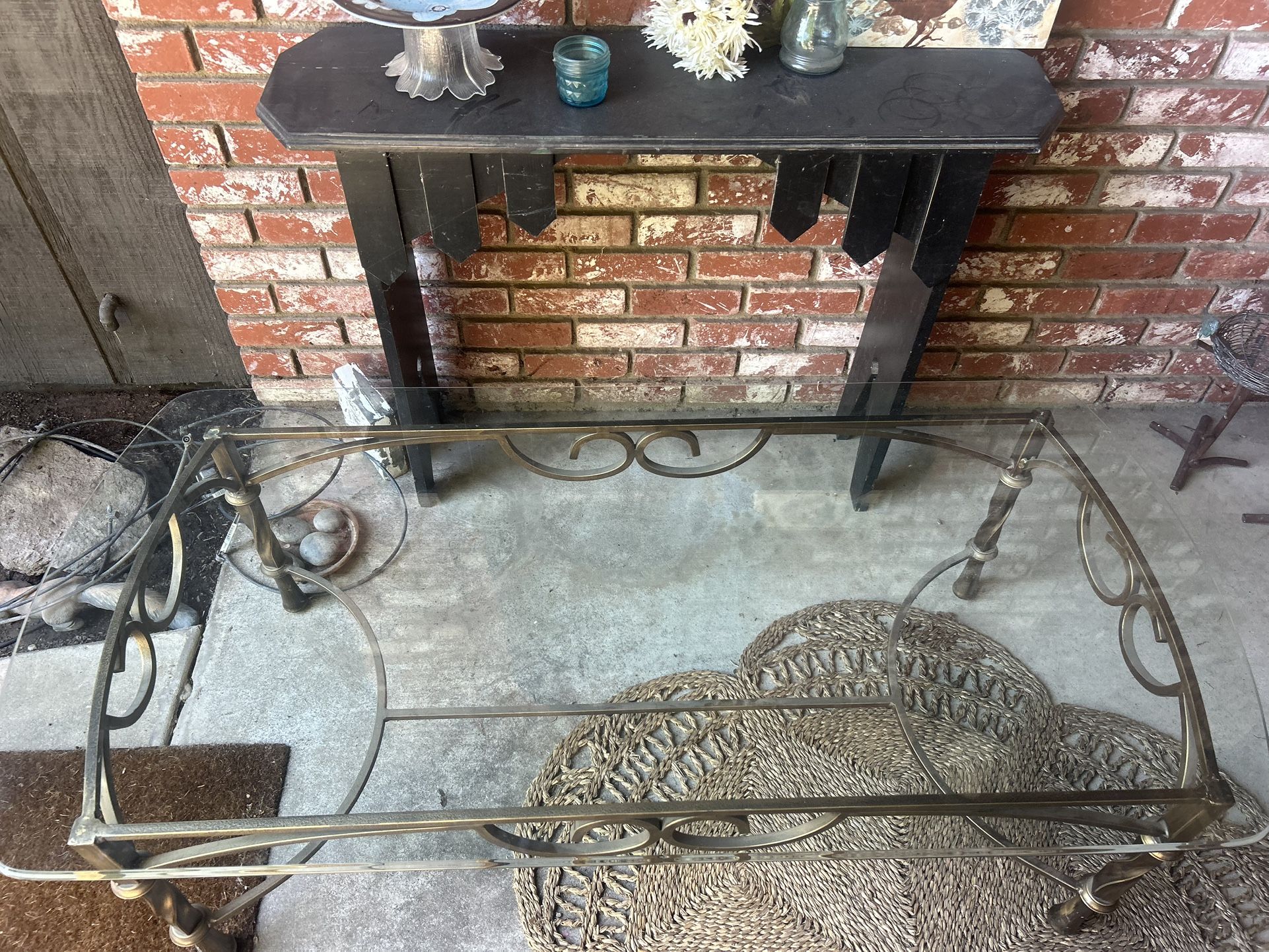Really Nice Glass Tables vintage