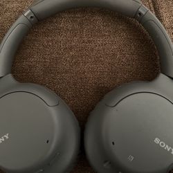 Gray Sony Headphones 
