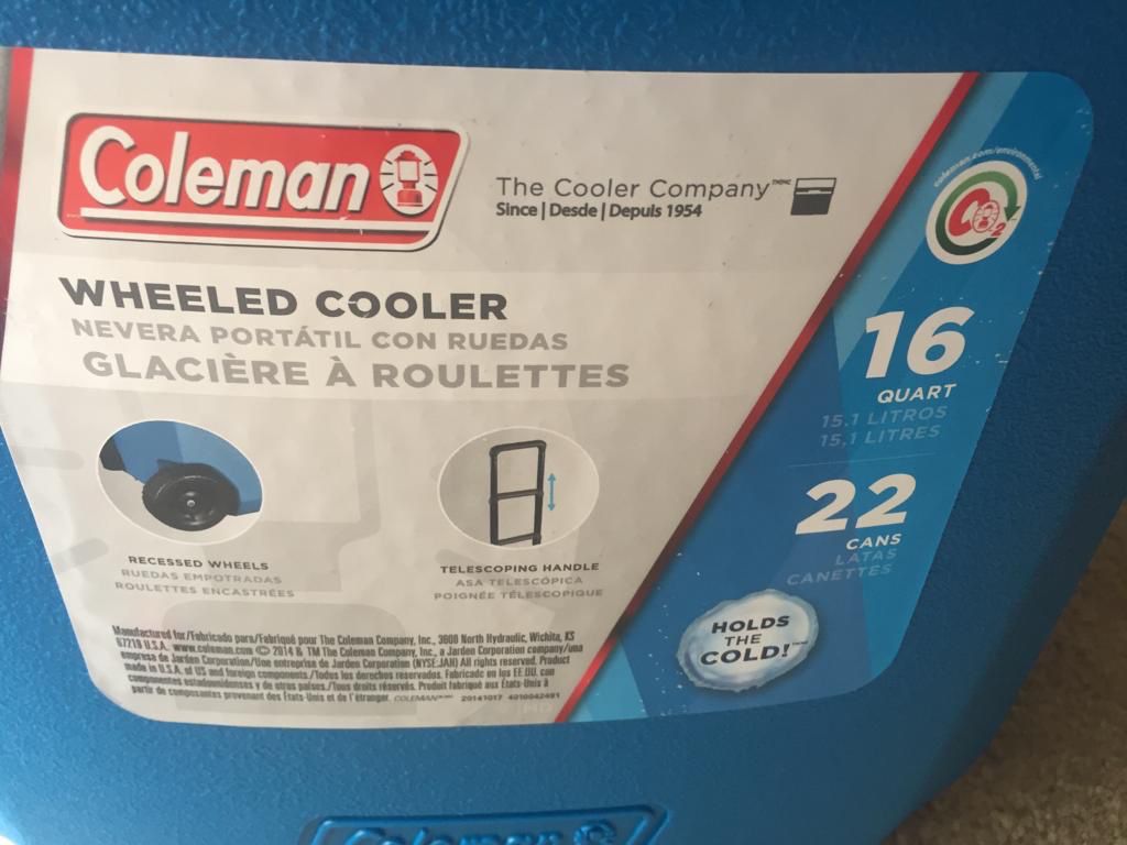 Coleman Wheeled Cooler