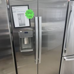 Brand New Ge Double Door, Refrigerator, Ice, And Water