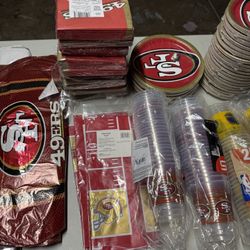 49Er Party Supplies/ tailgate or watch party supplies