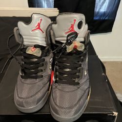  Off-White x Air Jordan 5 Retro SP 'Muslin'
