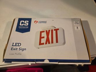 Lithonia Lighting Contractor Select LED Exit Sign