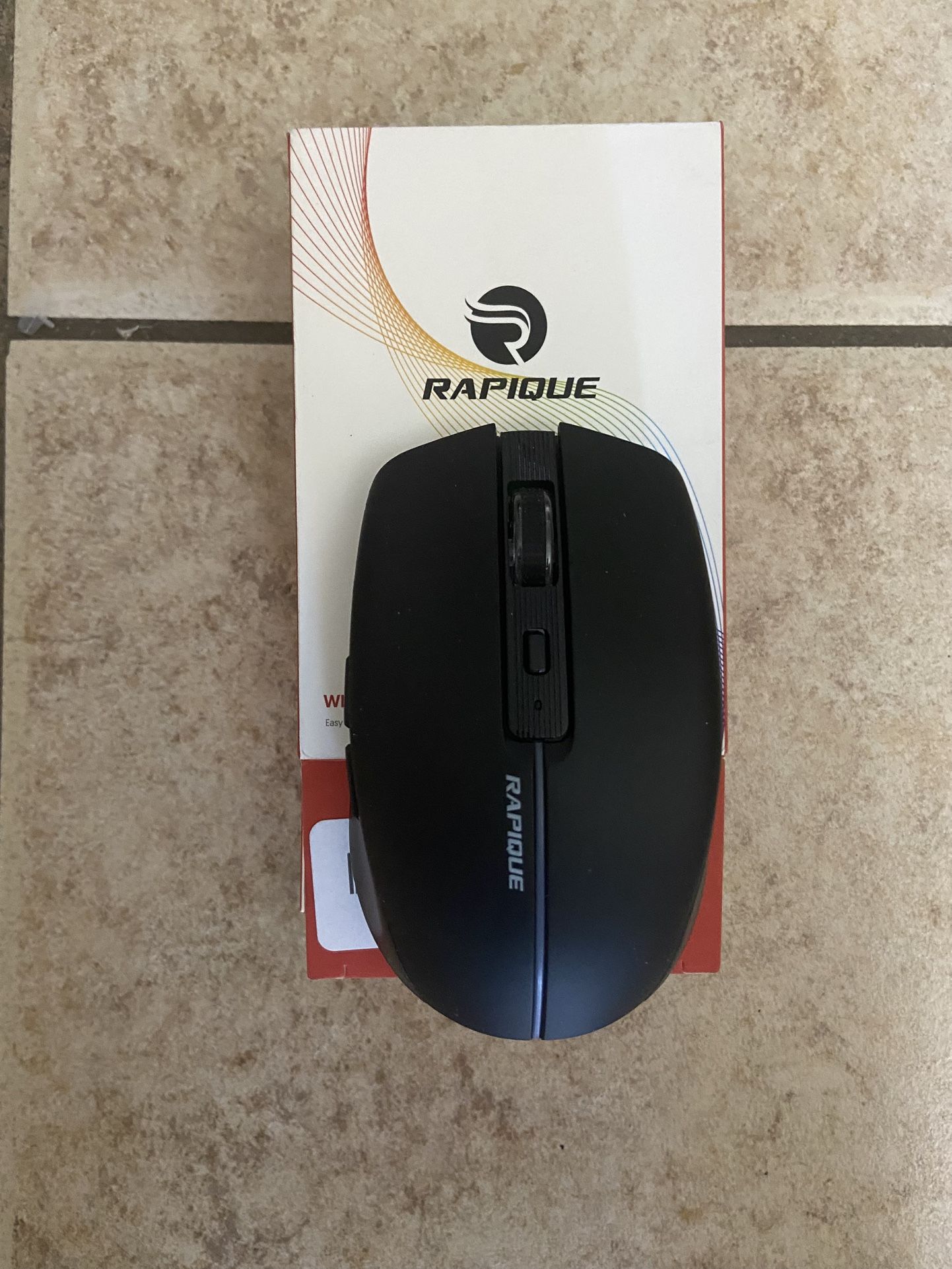 Rapique Bluetooth Wireless Mouse - (BT1/BT2+USB) Tri-Mode High Performance, Rechargeable, Quiet Click
