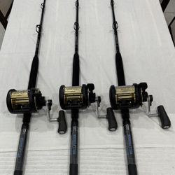 Shimano TLD 50LRSA 2 Speed on New Billfisher 6'0" 30-80lb Rods