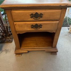 Vintage Solid  Maple Night stand - Ole Towne Maple 